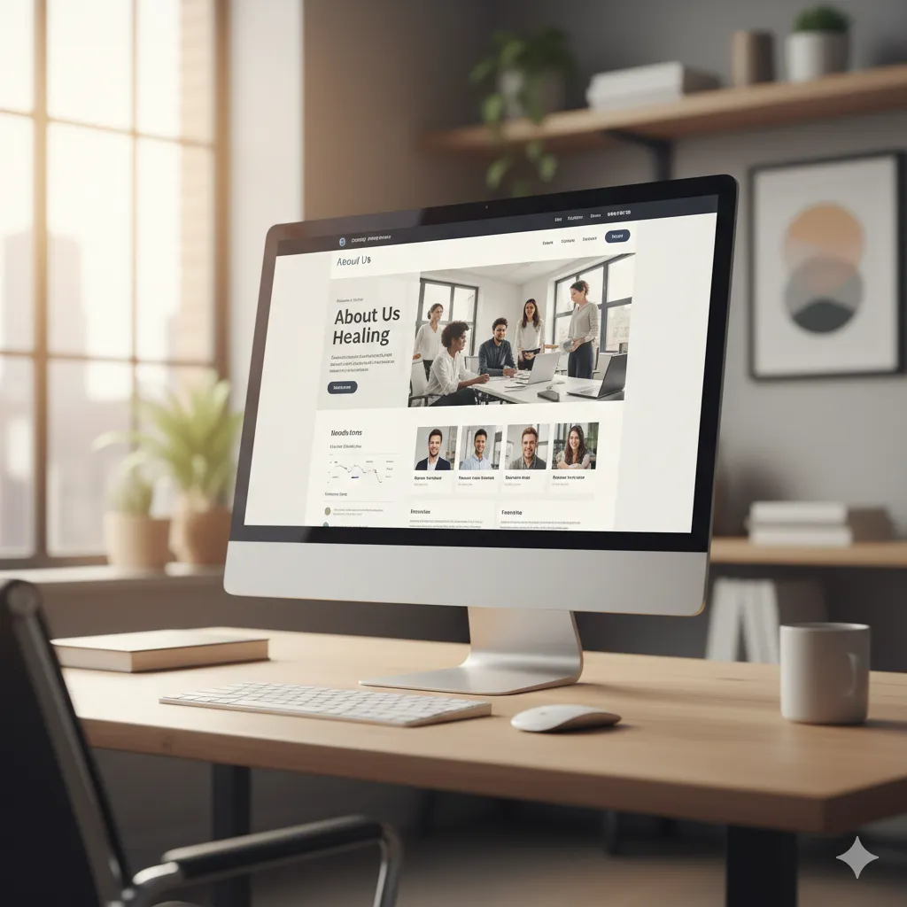 about us webpage team member profiles corporate website