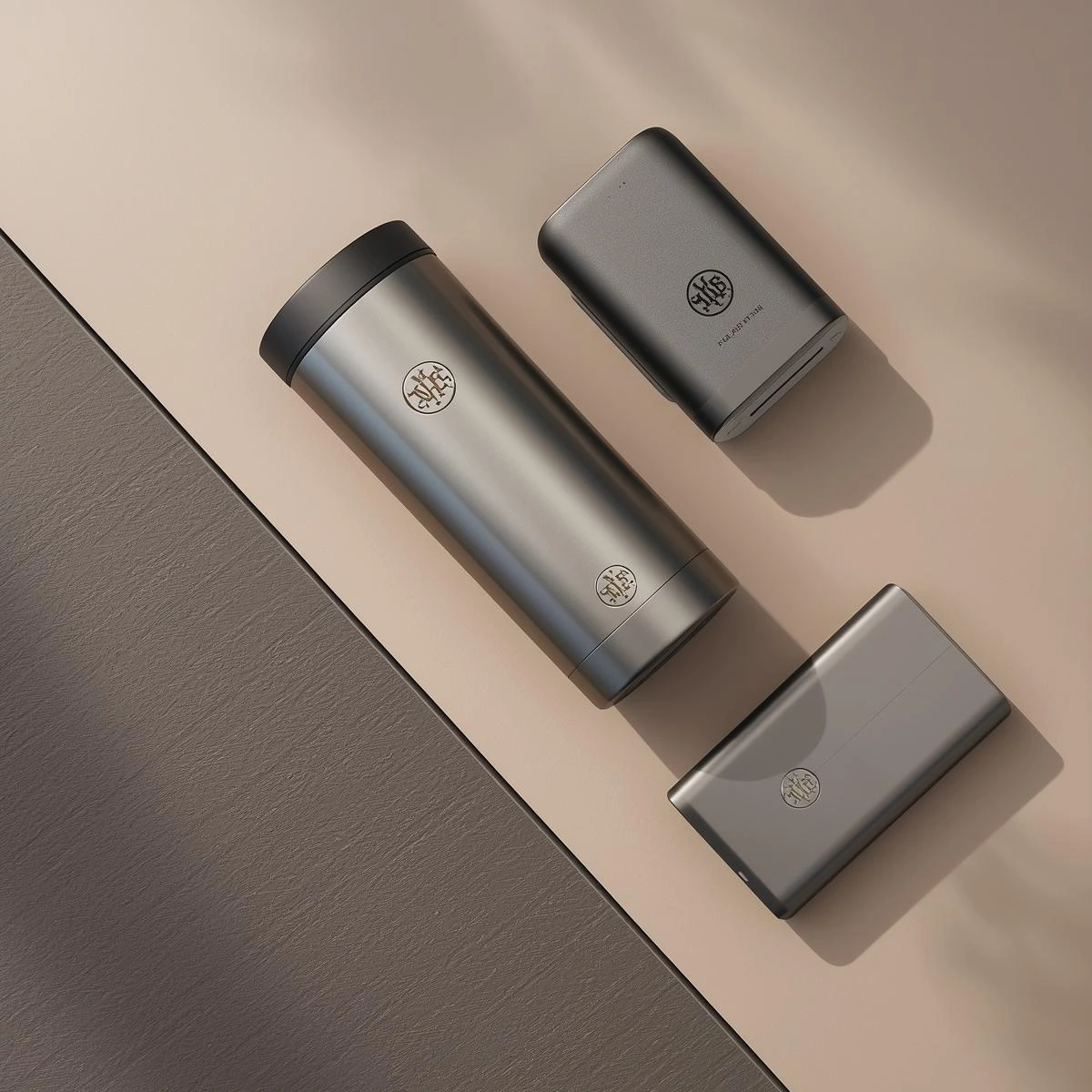 branded tech accessories product photography