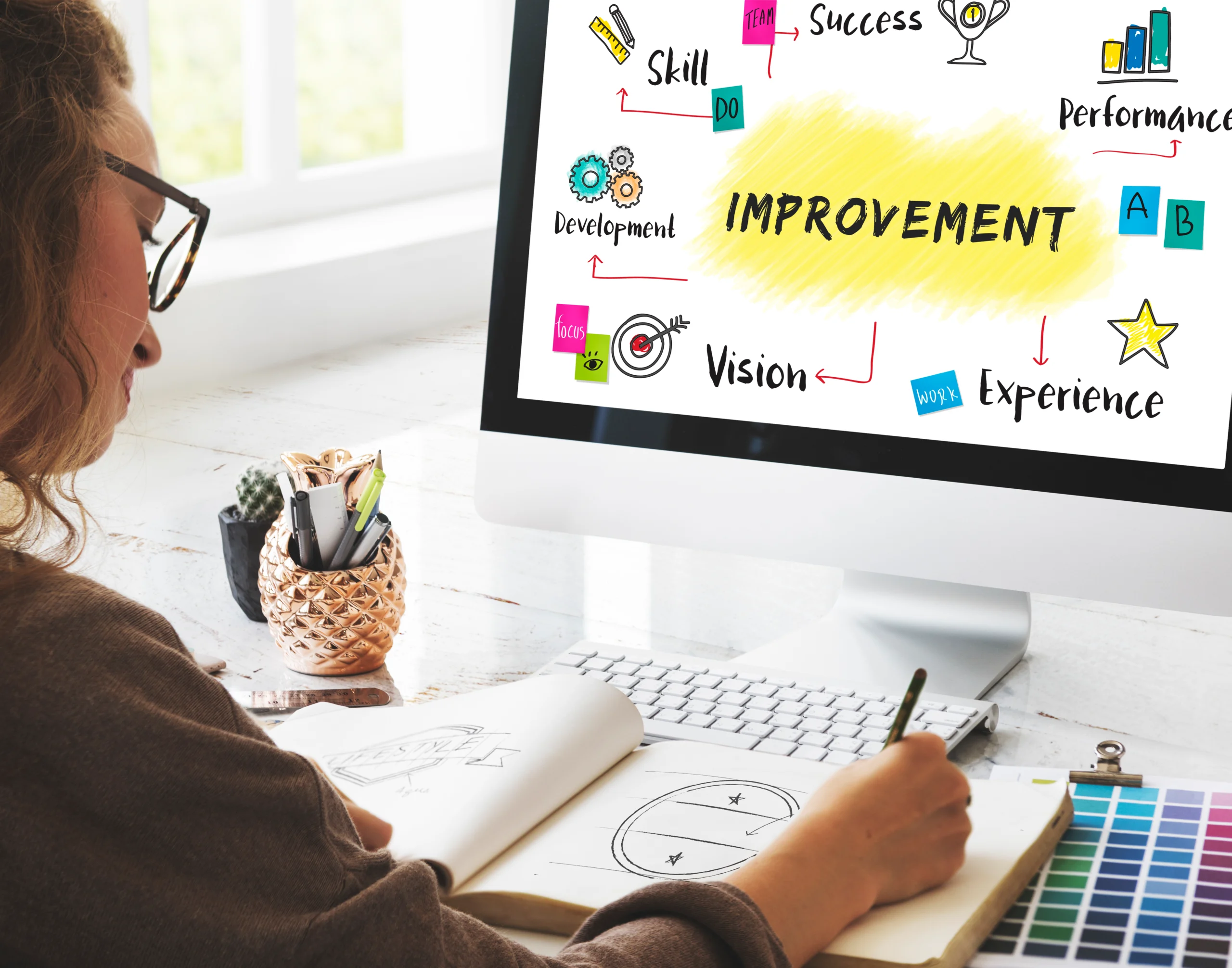 business improvement strategy digital presentation