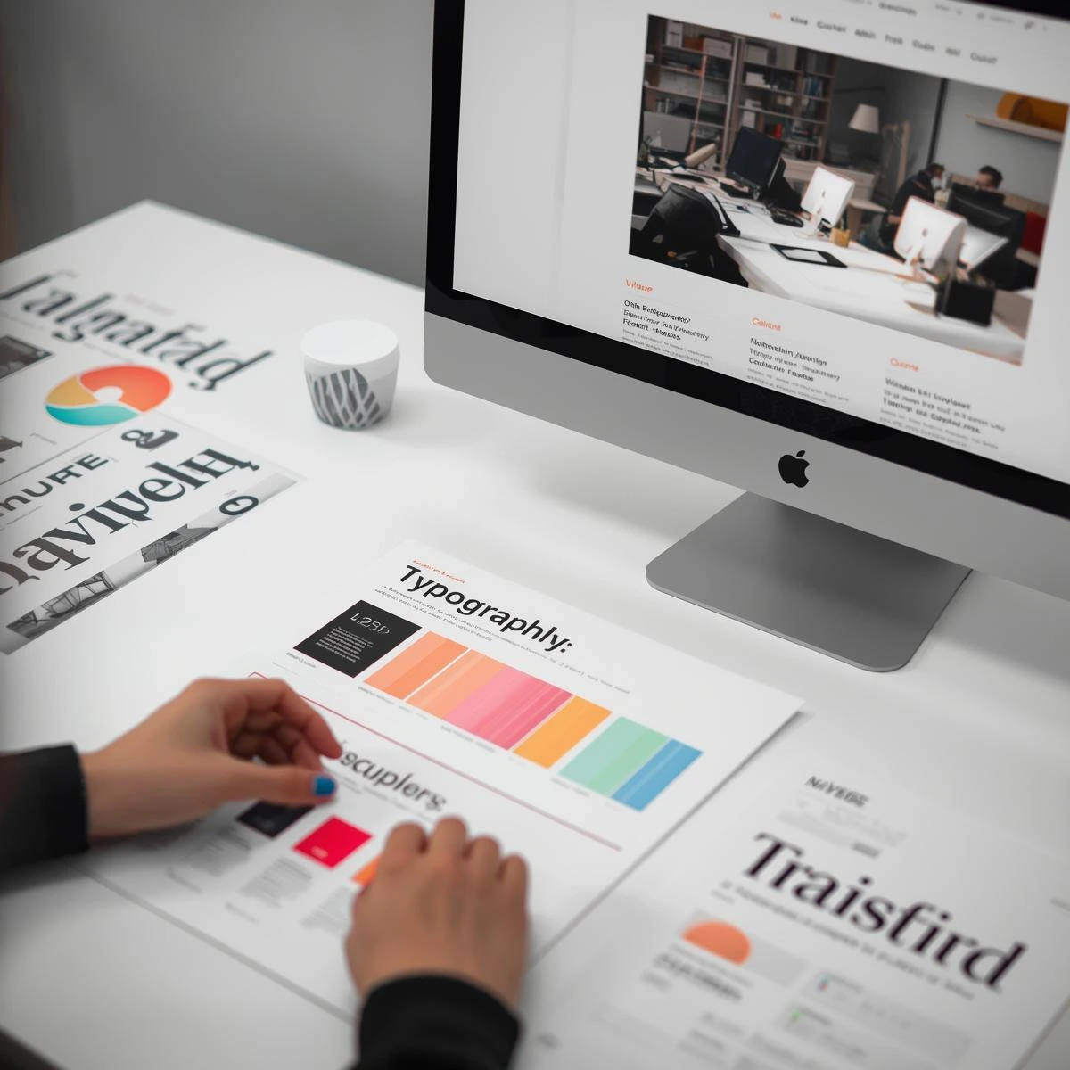 graphic design workspace brand guidelines