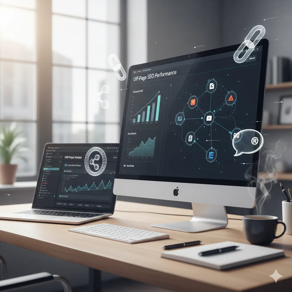 off-page SEO performance dashboard analytics