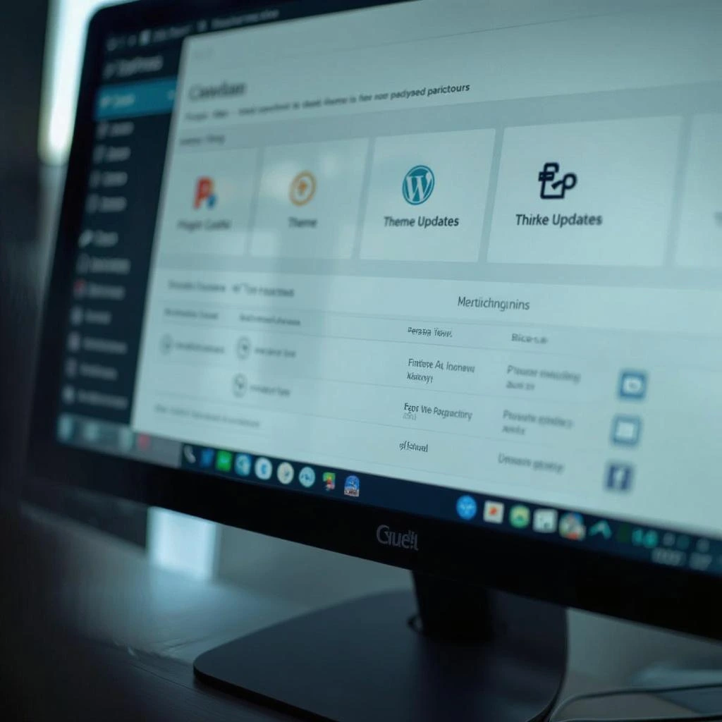 WordPress dashboard theme updates screen